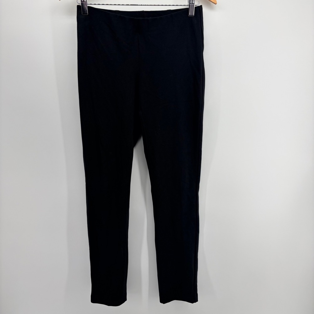 Adrianna Papell Ponte Pull-On Pants Womens 2 Black Slim Leg Workwear AD1S300720